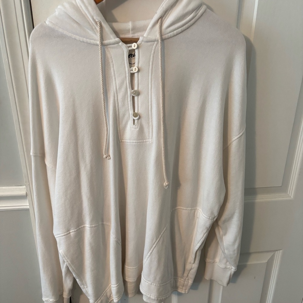 White hoodie